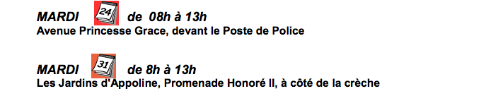 Les collectes de Mai