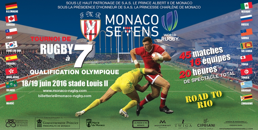 Monaco Sevens Rugby le 18 et 19 juin au stade Louis II