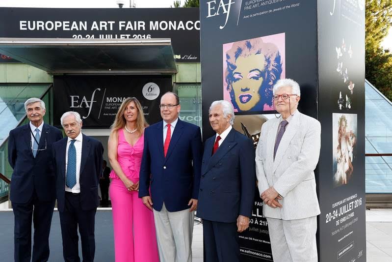 Inauguration princière pour European Art Fair Monaco 2016