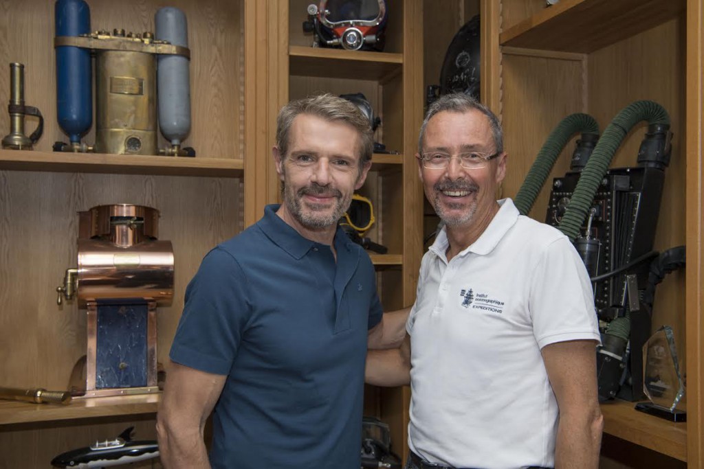 Commandant Cousteau au musee oceano