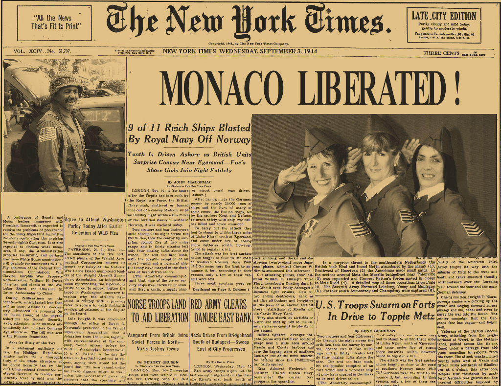 Célébrons la libération de Monaco