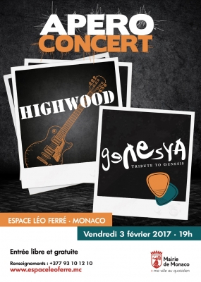 Apéro-Concert : Genesya & High Wood