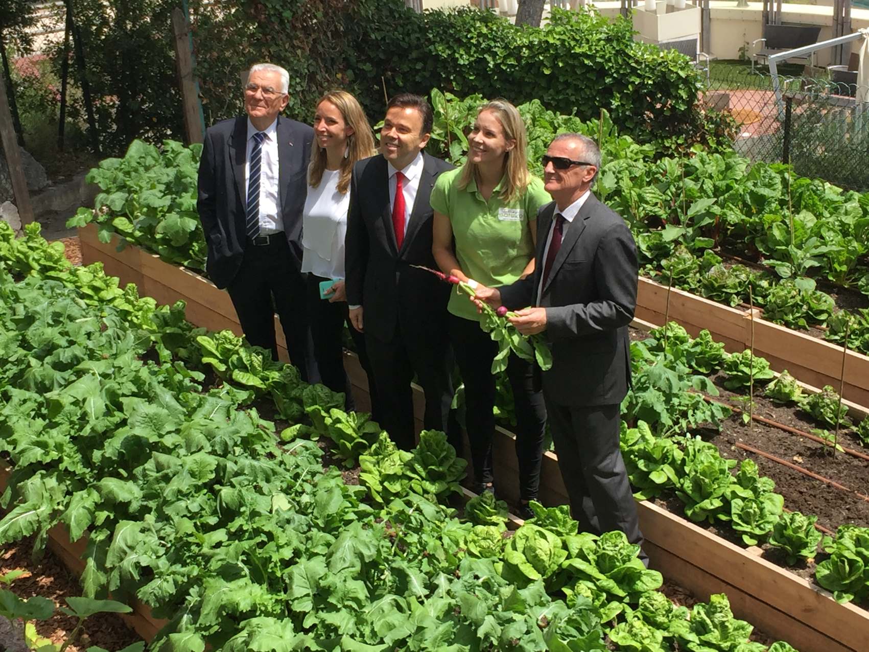 Le CHPG inaugure son potager urbain