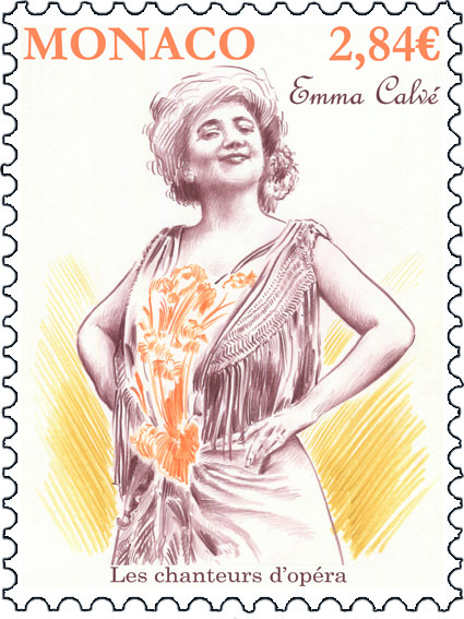Timbre Emma calvé
