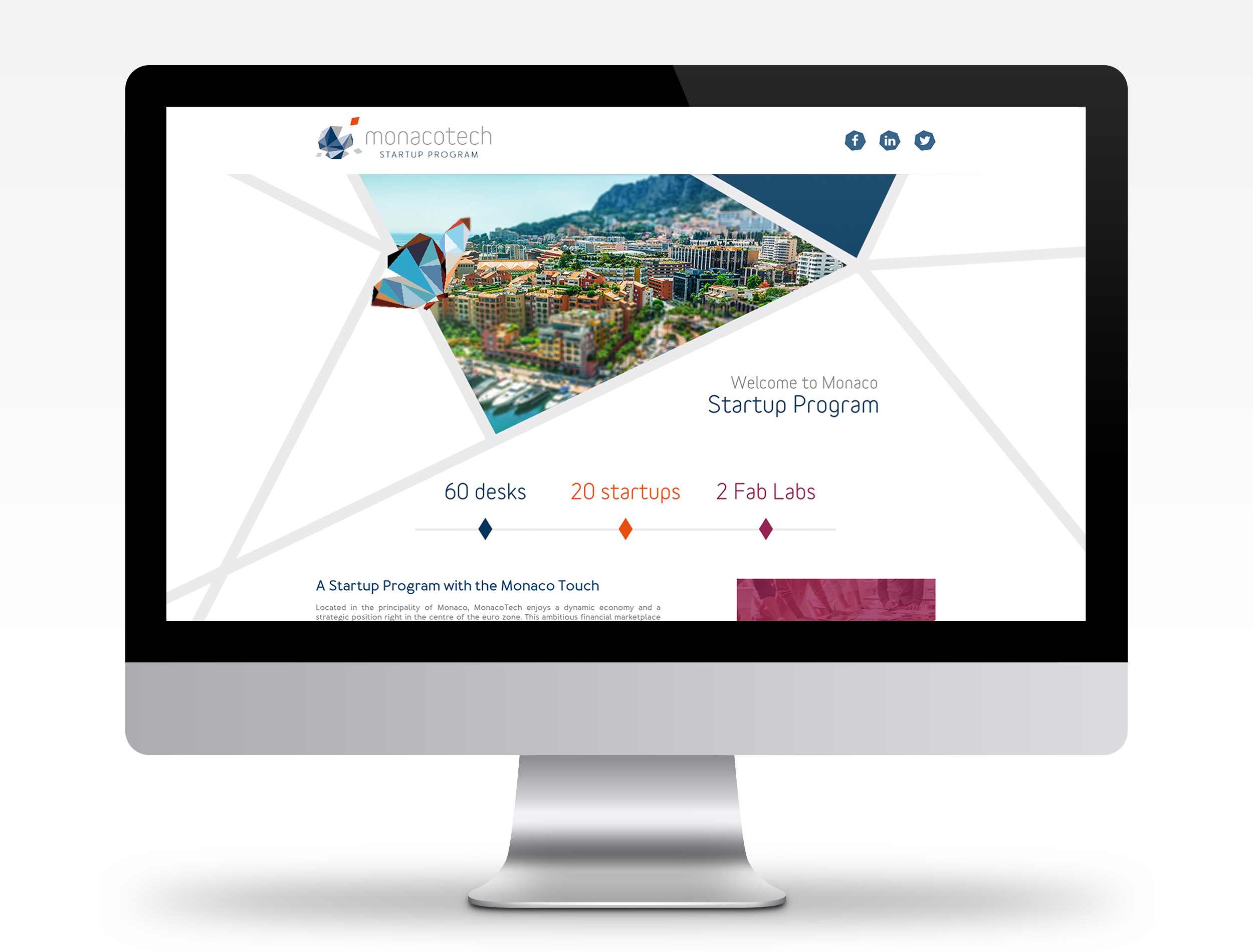 MonacoTech : un site internet pour découvrir le Startup Program