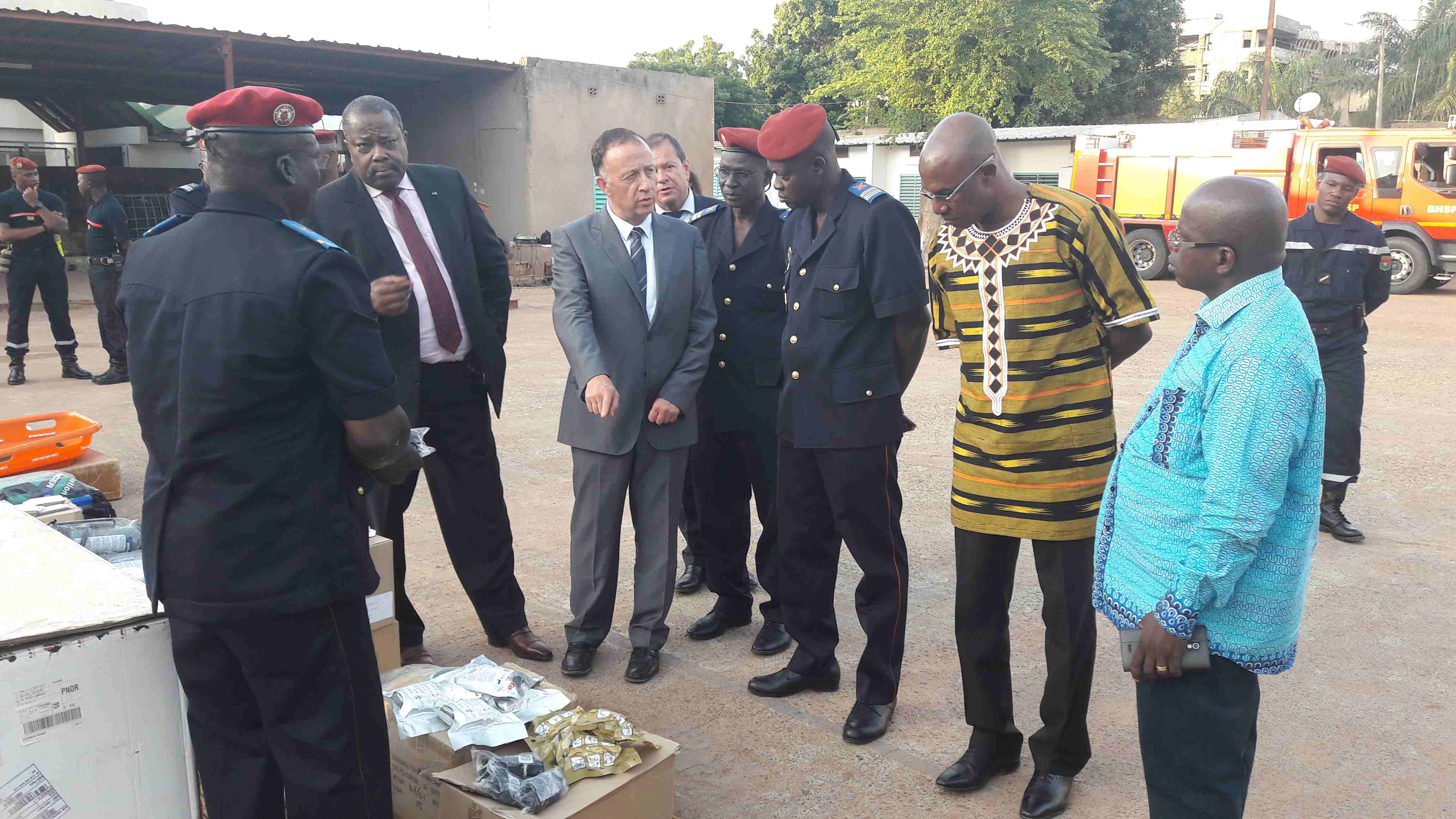1-Remise de matériel de protection civile-Burkina Faso