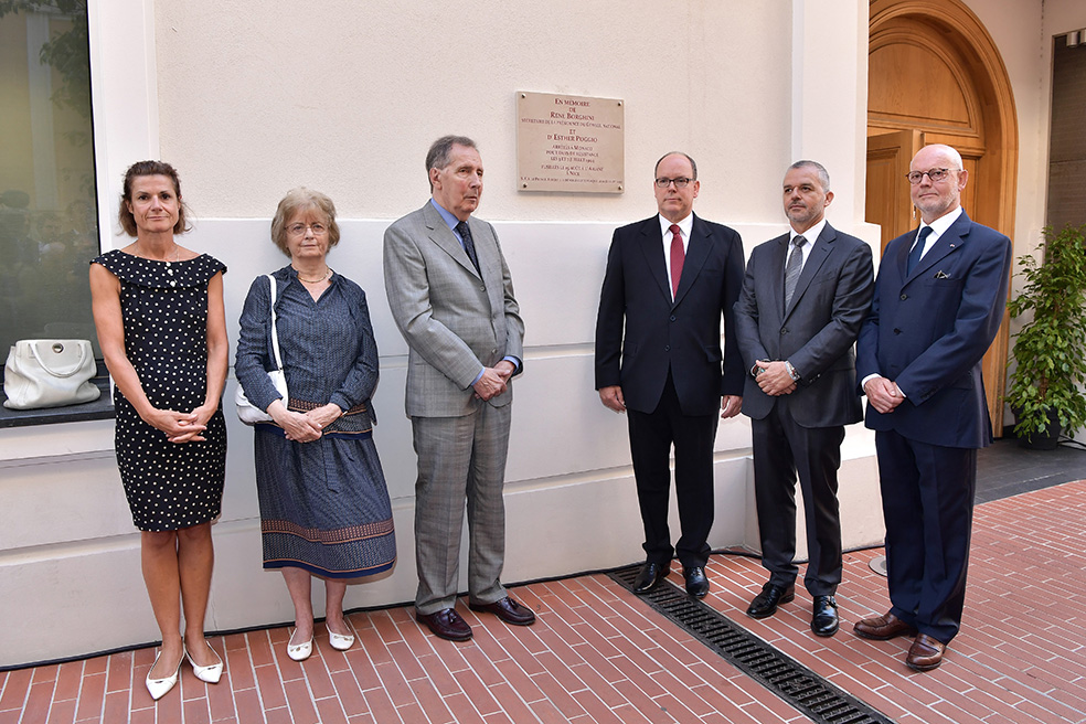 Hommage aux Résistants René Borghini et Esther Poggio