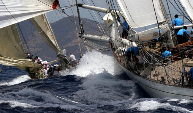 SAILING - ANTIGUA CLASSIC YACHT REGATTA 2004 - 14-19/04/2005 - PHOTO : CARLO BORLENGHI / SEA & SEE / DPPI VELSHEDA / J CLASS CUTTER 1933 - WINDROSE