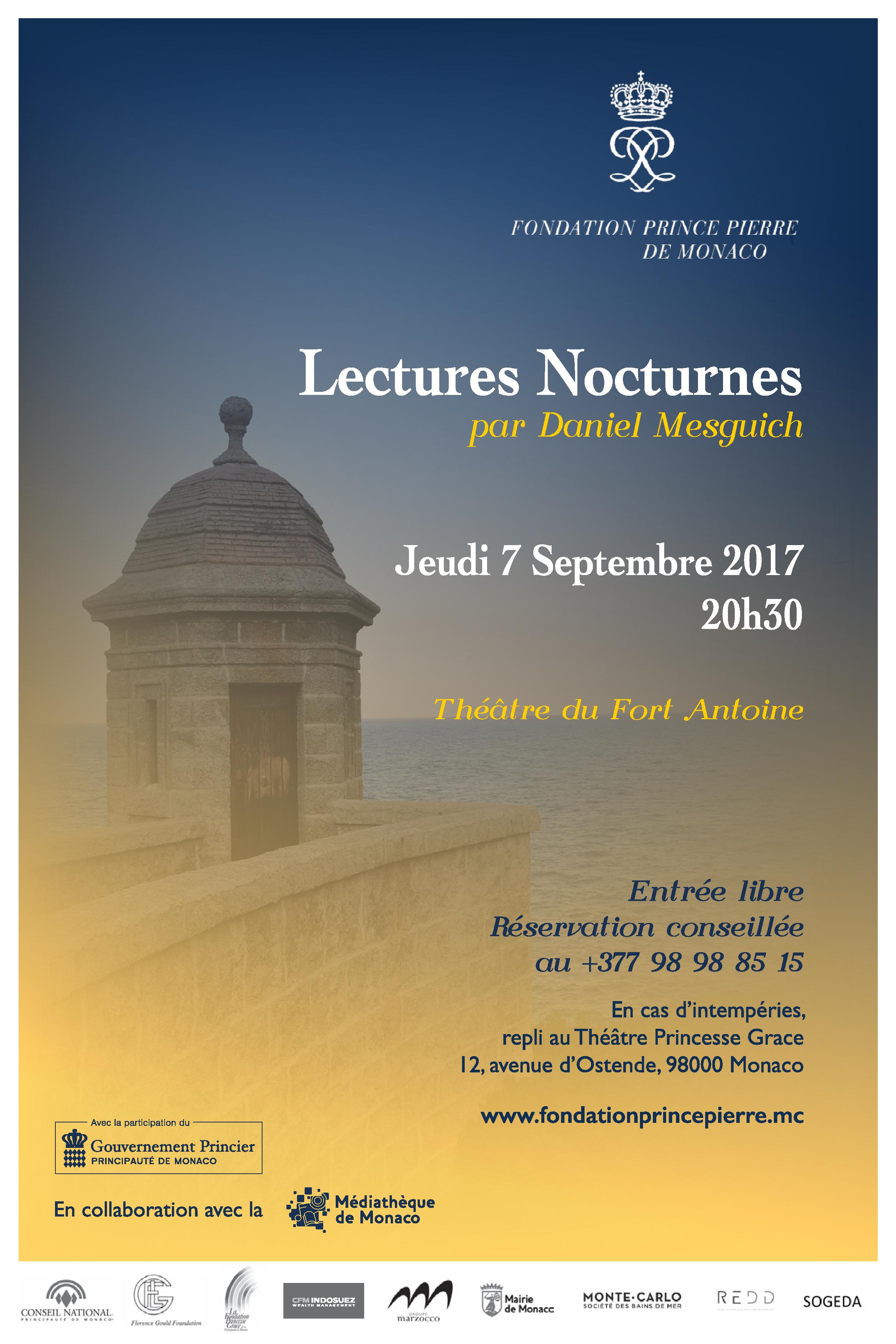 Lectures nocturnes au Fort Antoine