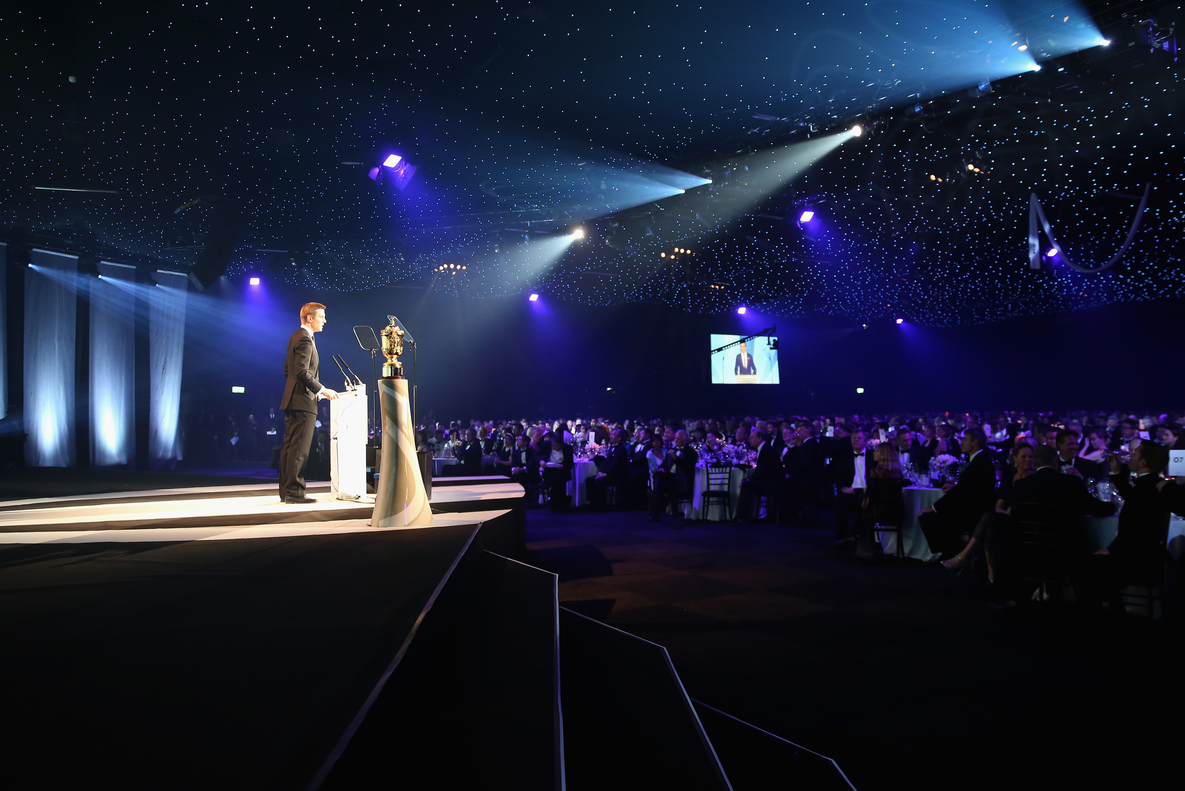 LONDON, ENGLAND - NOVEMBER 01: A General view of the World Rugby Awards 2015 at Battersea Evolution on November 1, 2015 in London, England. (Photo by Dave Rogers - World Rugby/World Rugby via Getty Images)