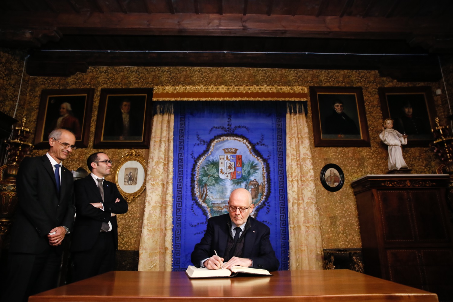 Trobada trilateral del Principat d'Andorra amb Mònaco i San Marino.Foto:SFGA/CEsteve