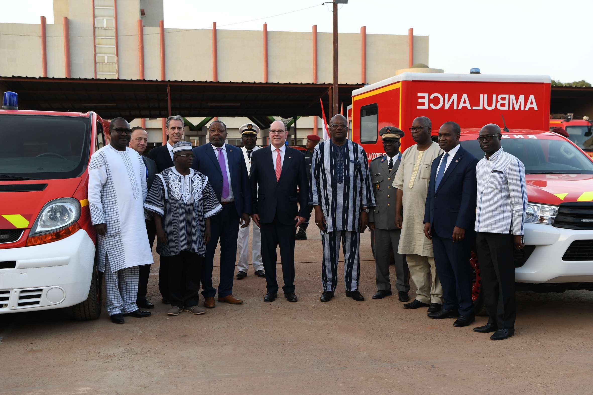 Partenariat entre les Pompiers de Monaco et du Burkina-Faso