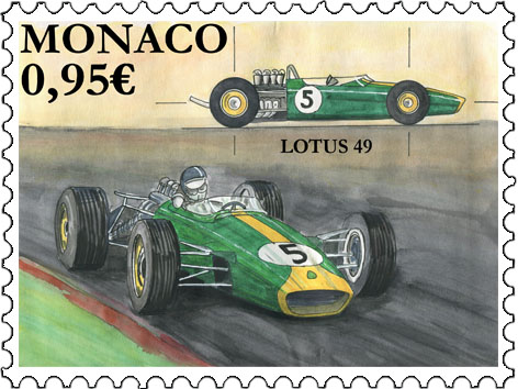 Mise en vente le 19  février de timbres par l’Office des Timbres de Monaco