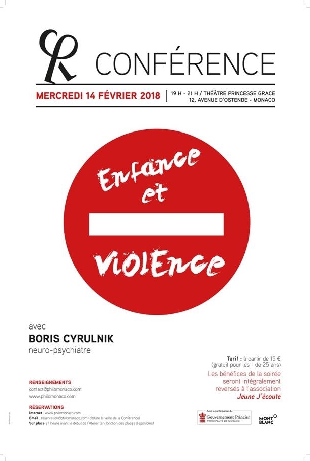 Conférence « Enfance et violence » de Boris Cyrulnik / 14 février
