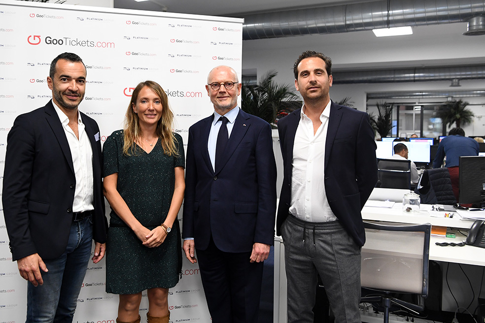 Le Ministre d’État visite Platinium Group SAM à Fontvieille