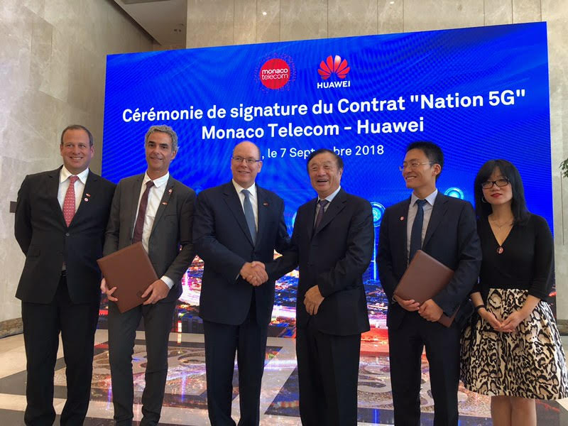 Accord entre Monaco Telecom et Huawei