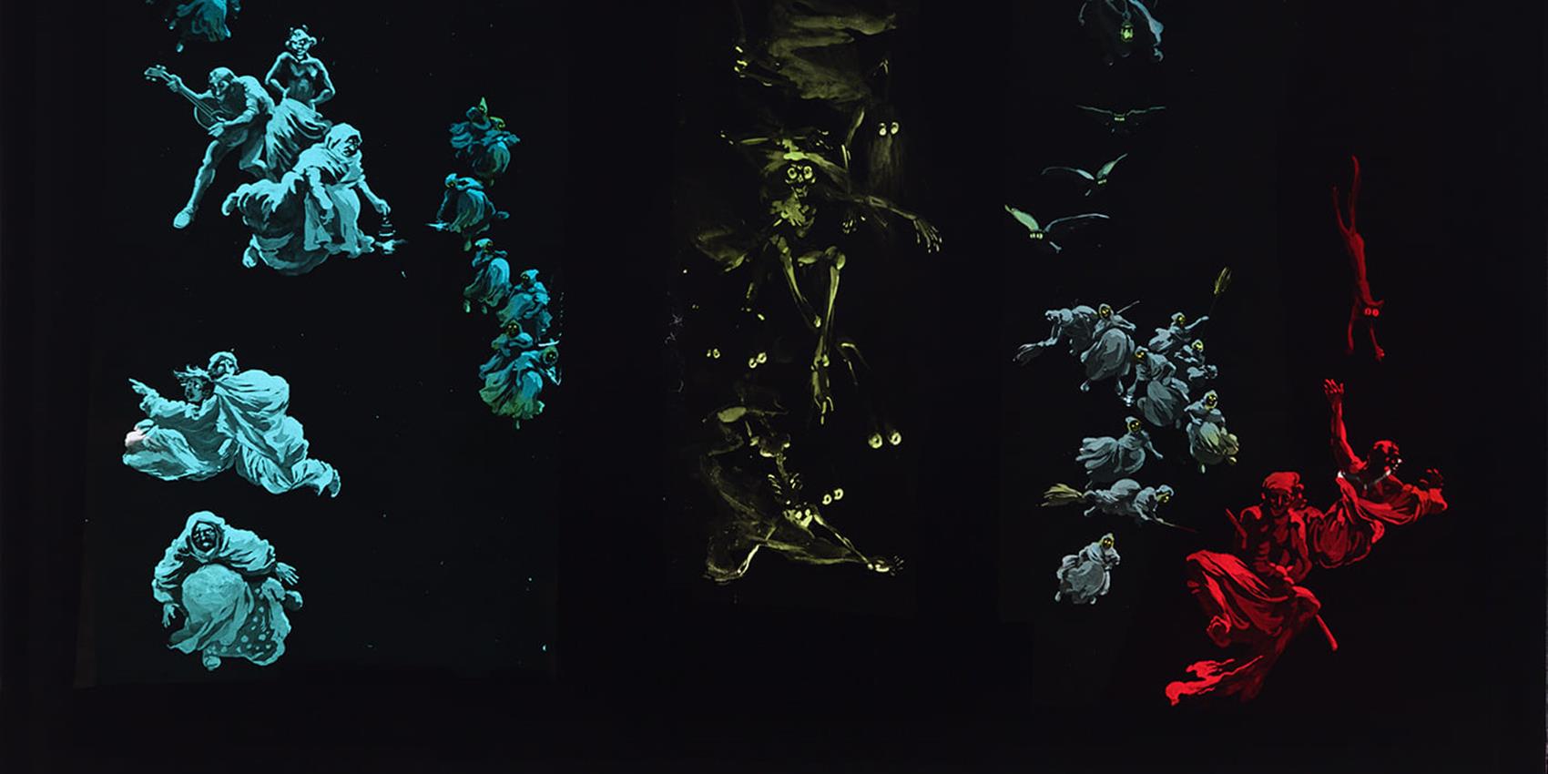 « Variations » : d&rsquo;envoûtants décors lumineux à la Villa Paloma
