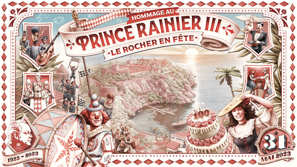 Le Rocher en fête pour le centenaire du Prince Rainier III