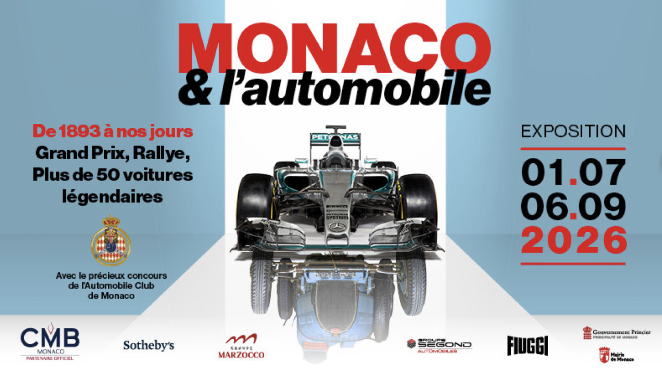 EXPOSITION GRIMALDI FORUM – L&rsquo;AUTOMOBILE, DE 1893 À NOS JOURS – 1er juillet au 6 septembre 2026